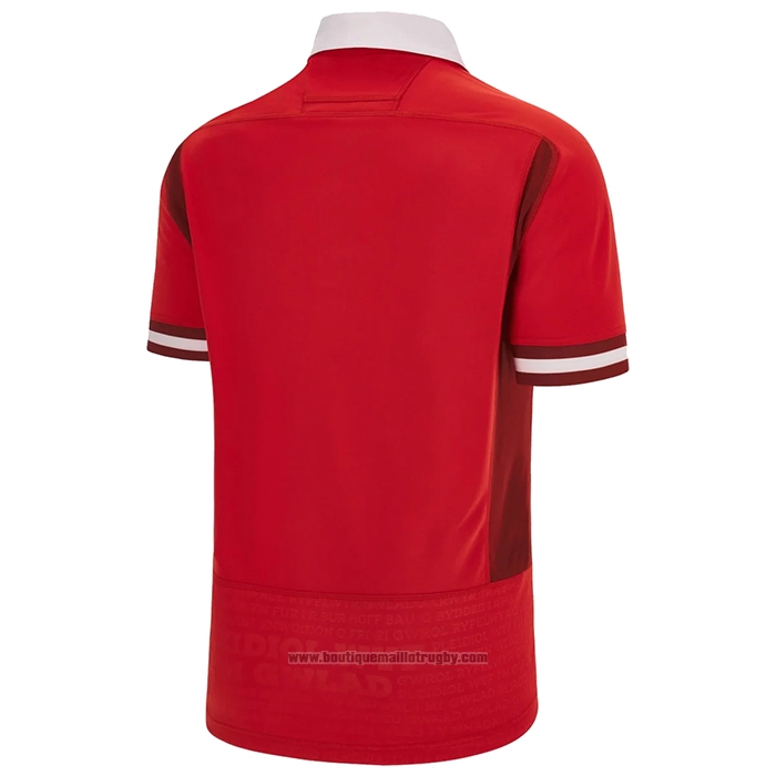 Maillot Pays De Galles Rugby 2023 World Cup Domicile